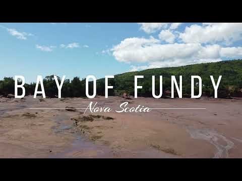 Bay of Fundy Flower Pot Drone Video
