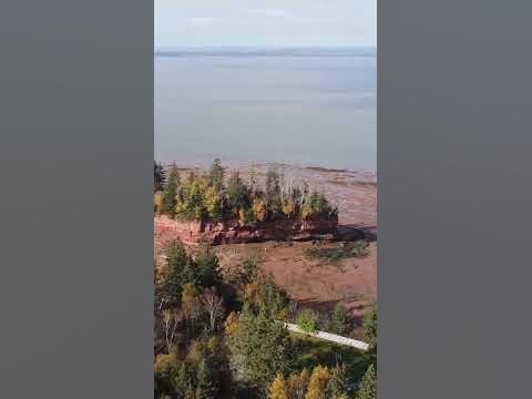 Burntcoat Head Park, Site of the world's highest tides, Nova Scotia #shorts #youtubeshorts